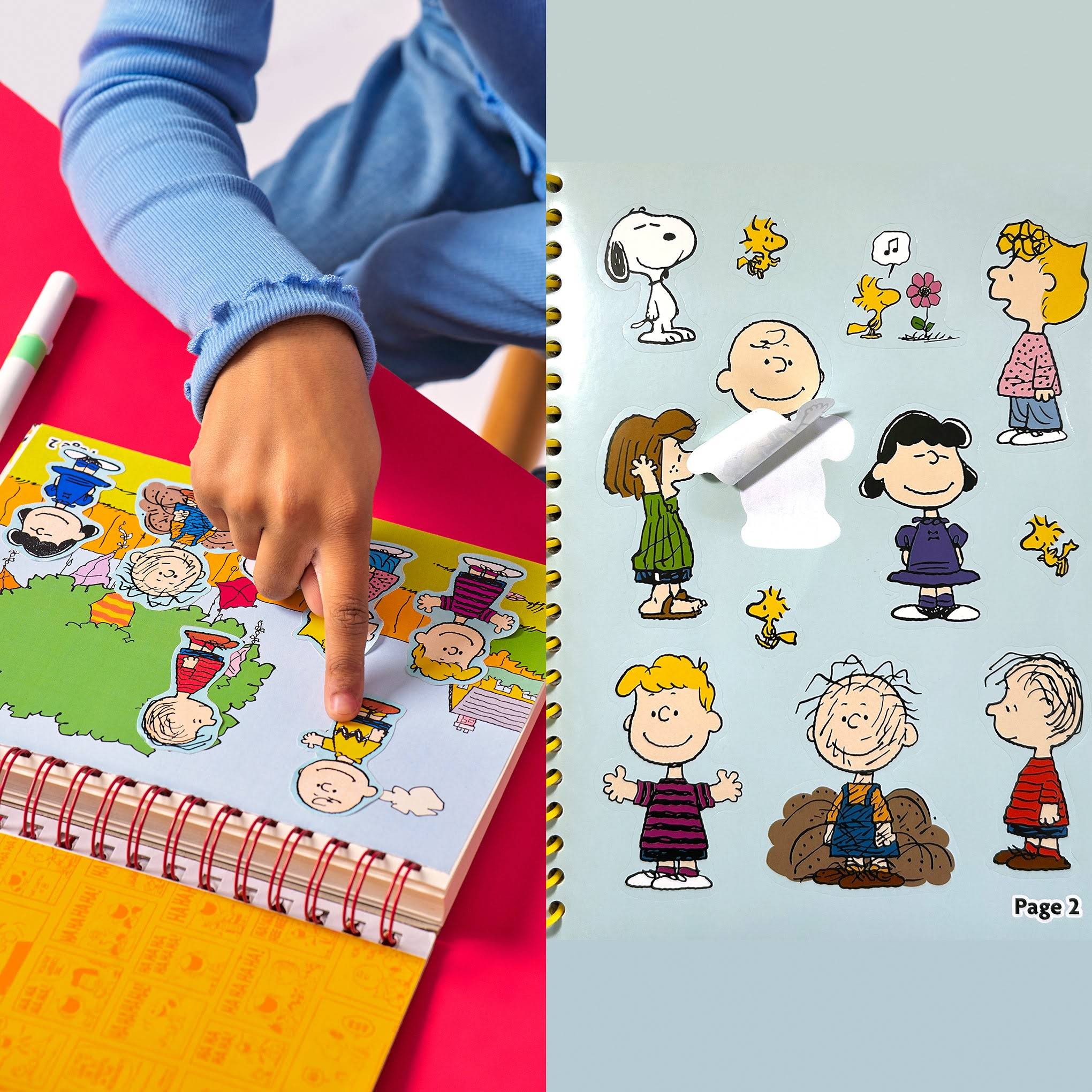 Snoopy &amp; Peanuts Coloring Activity &amp; Sticker Set
