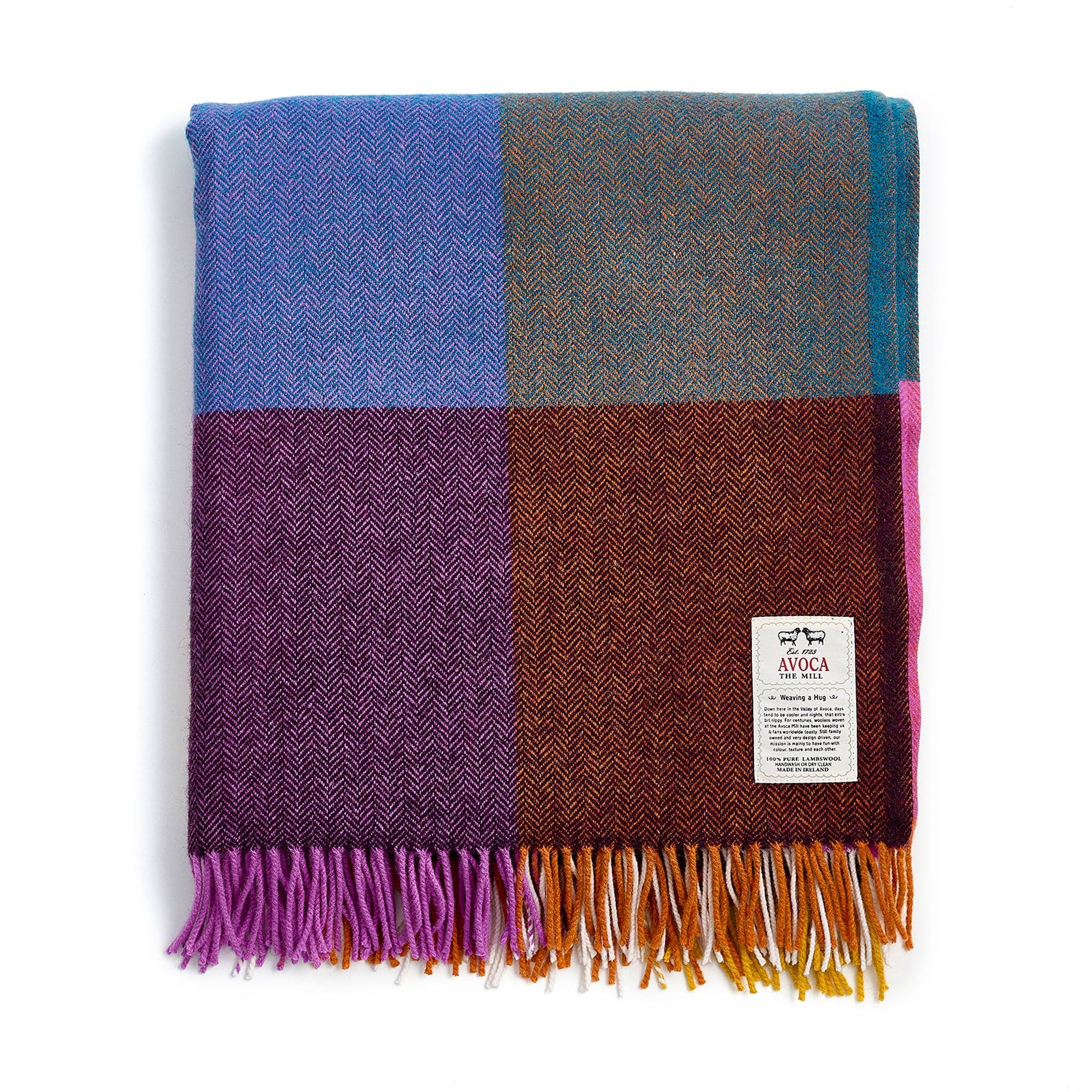 Hellfire Lambswool Throw