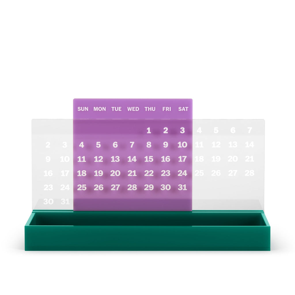 MoMA Colorplay Perpetual Calendar and Organizer - Pink