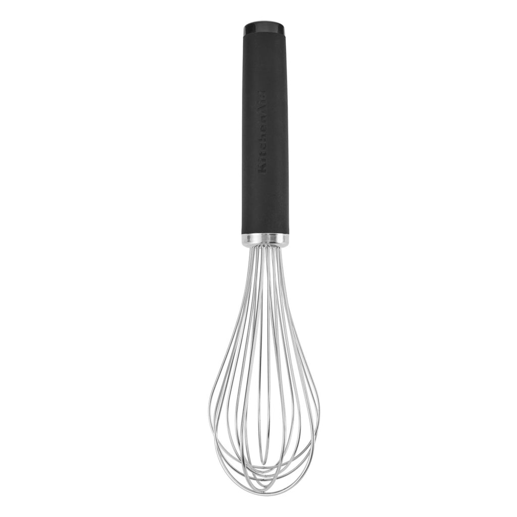 Stainless Steel Balloon Whisk with Black Handle, Dishwasher Safe