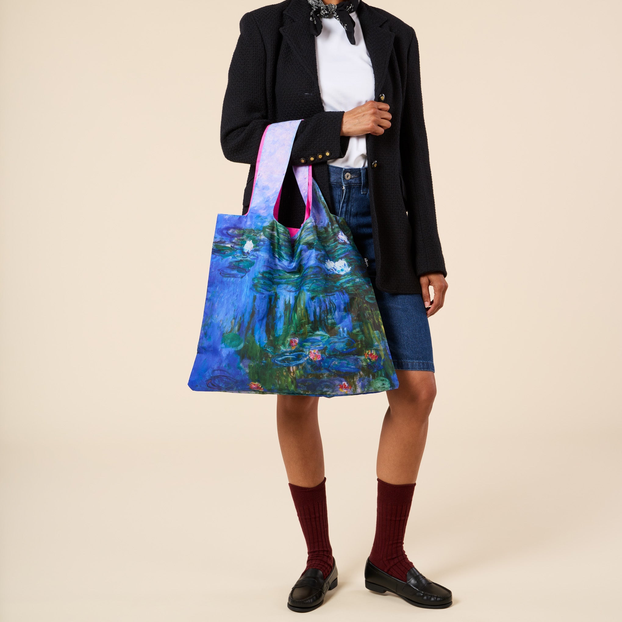 Loqi Recycled Polyester Artist Tote Bag - Monet