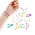 Zoo Animal Rubber Bands - Set of 24