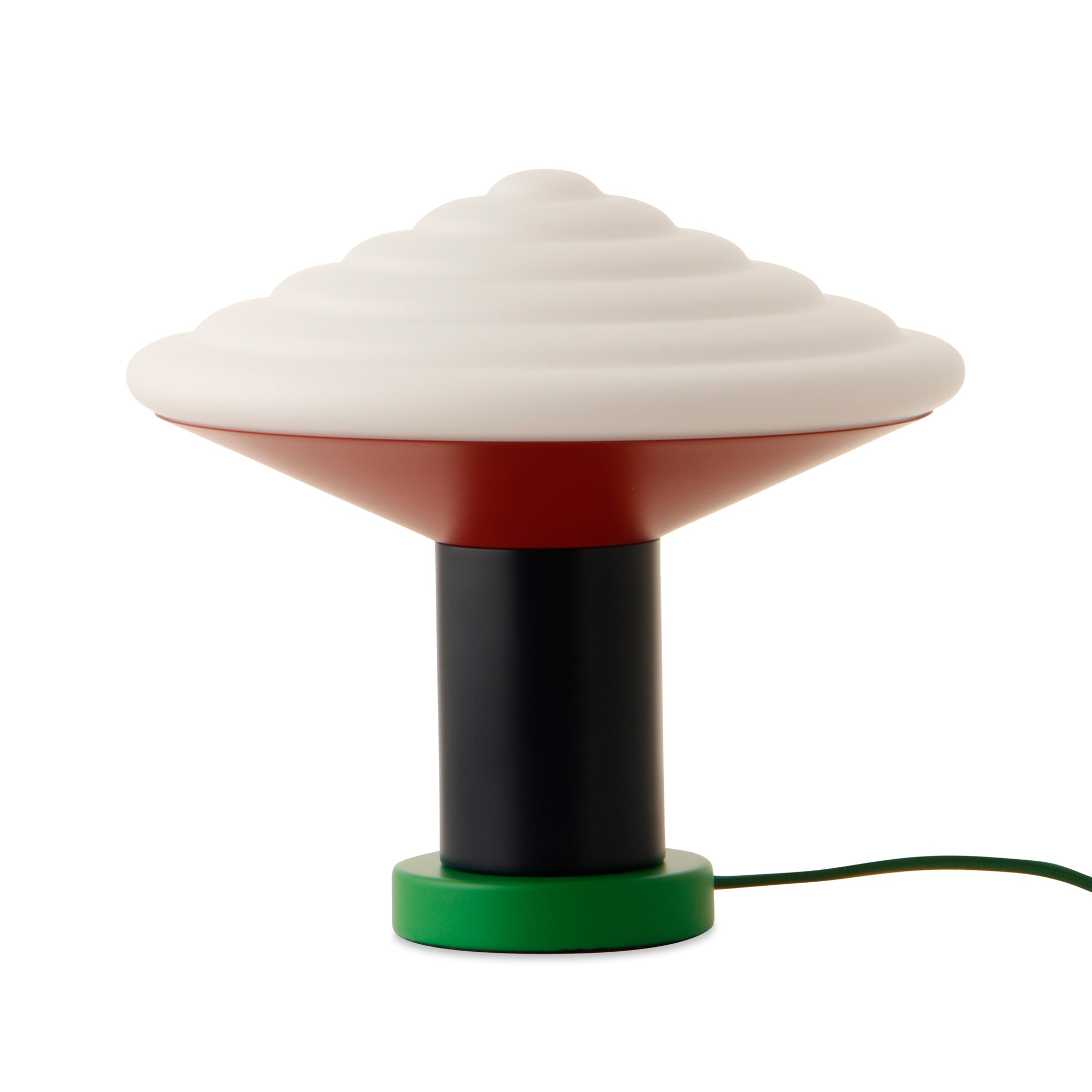 Whipped Table Lamp - Pure Green