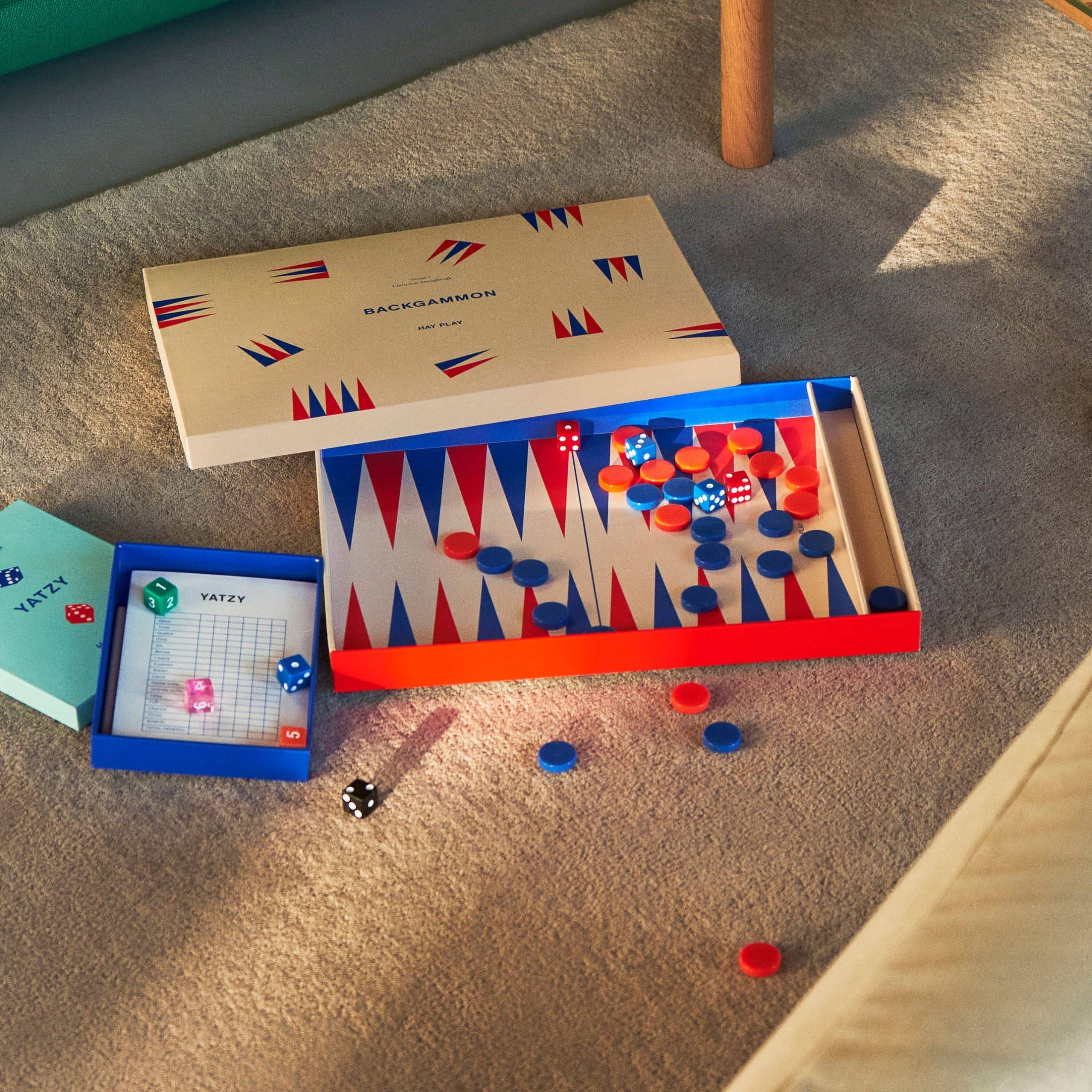 HAY PLAY Family Backgammon Set