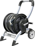 The Ames Company P-Aluminum Hose Reel Cart- Silver 200 Ft