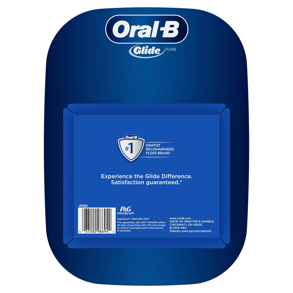 ‑B Floss, Glide Pro‑Health Deep Clean Waxed Dental Floss, Cool Mint, 40m, 3 Pack