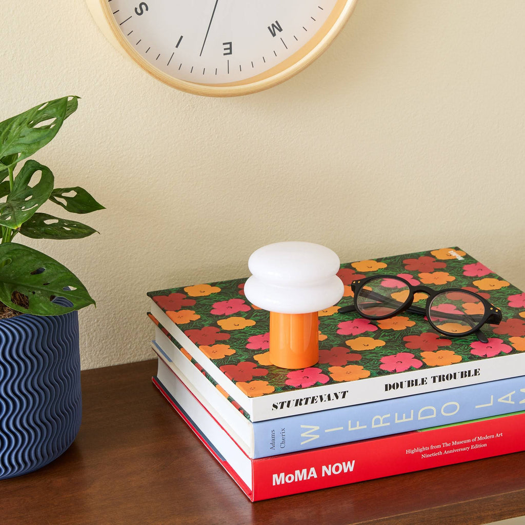 Snowman 8 Mini Portable Lamp - Tangerine