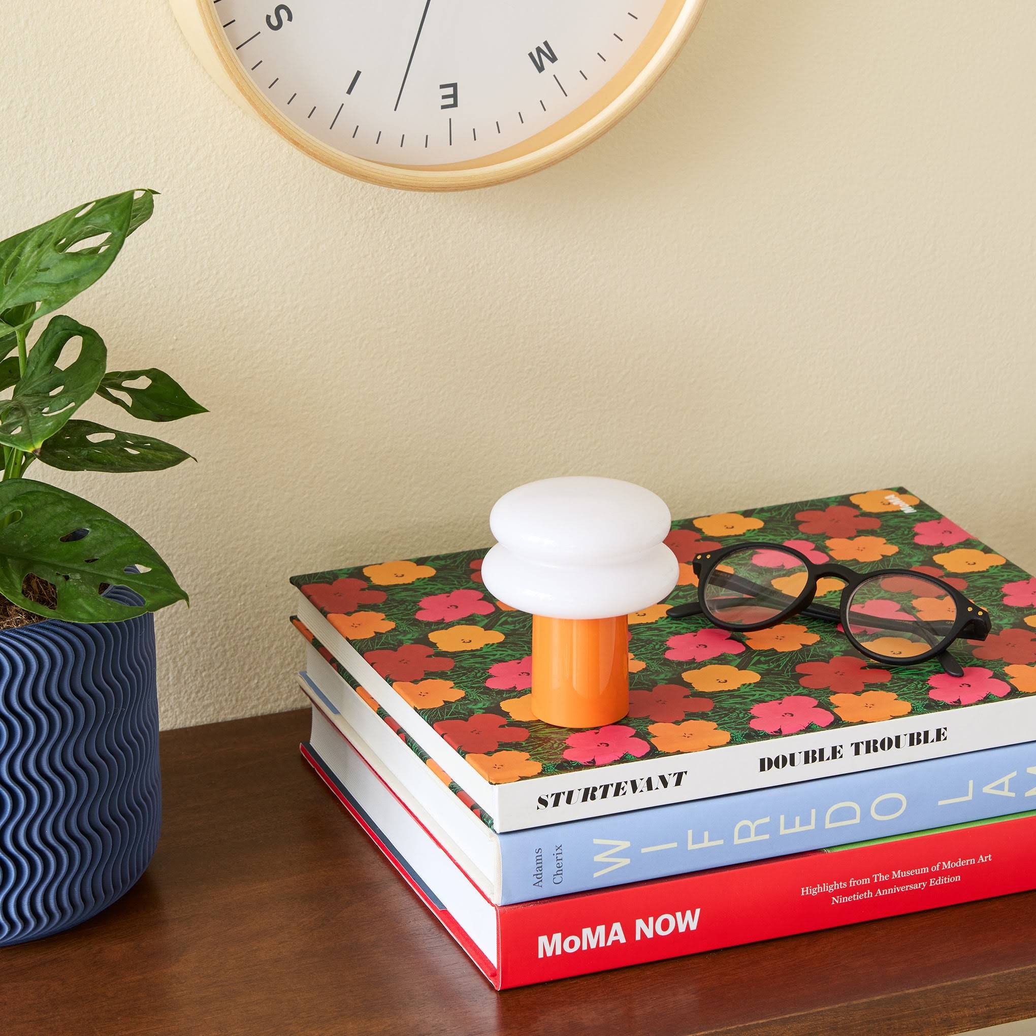Snowman 8 Mini Portable Lamp - Tangerine