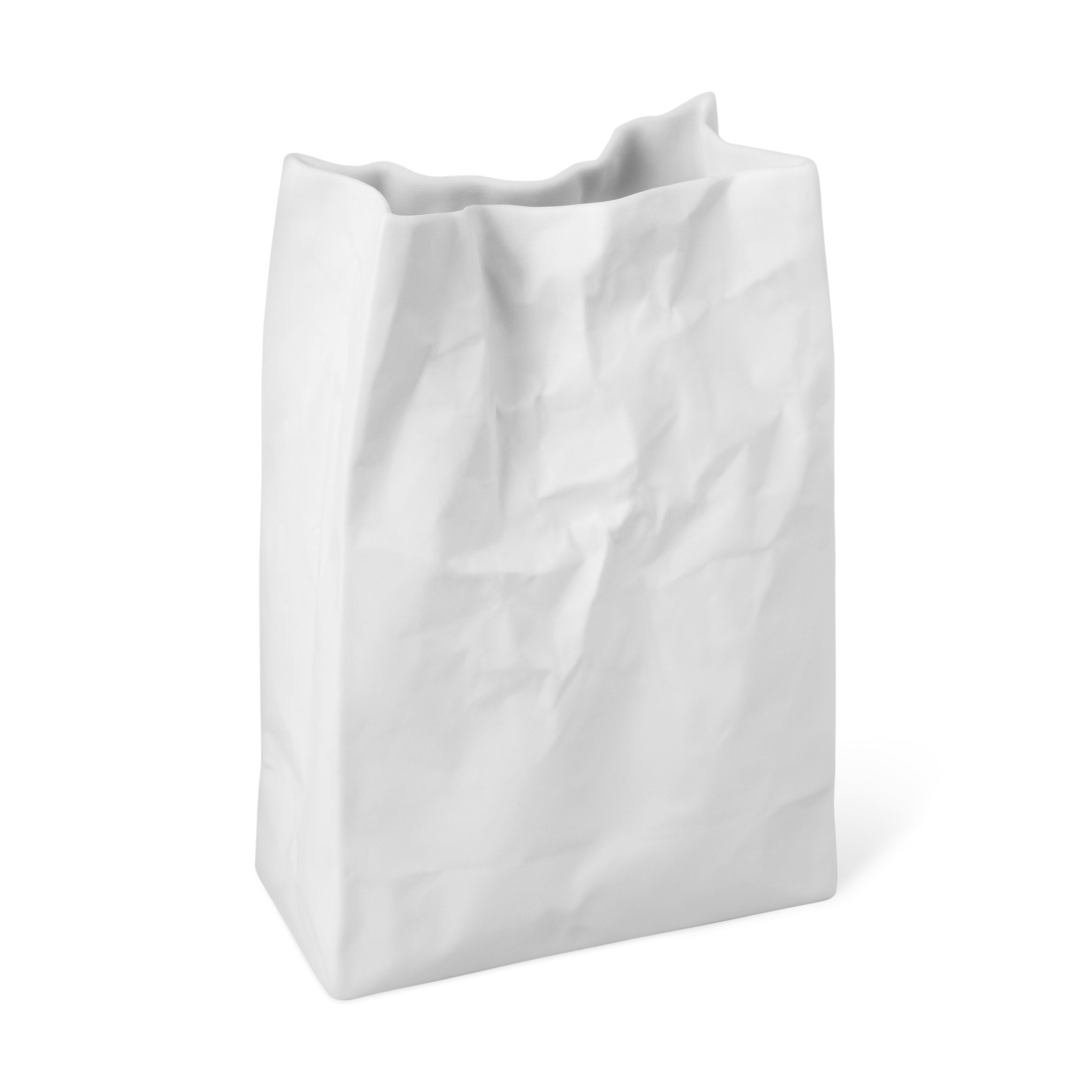 Crinkle Bag Porcelain Vase