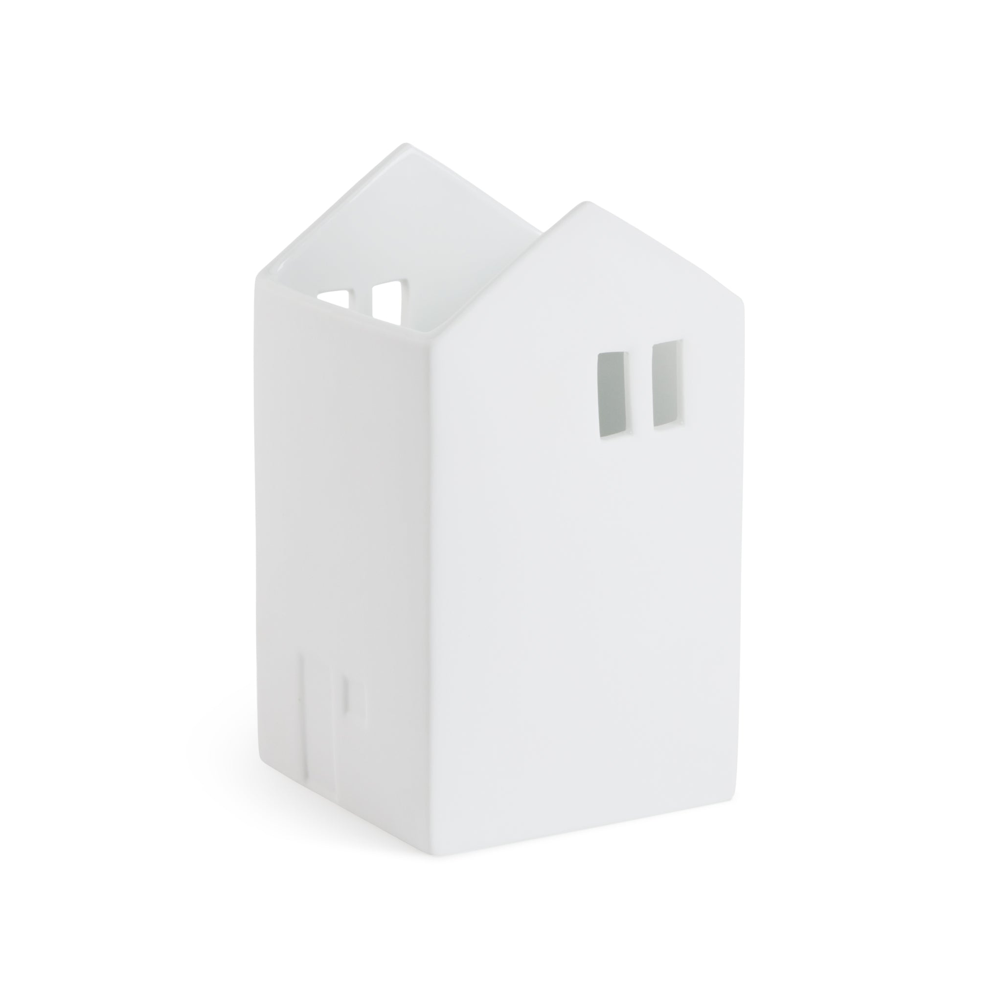 Village House Porcelain Vase - Small