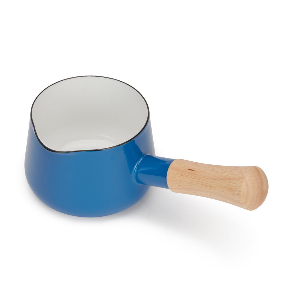 Porcelain Enamel Milk Pan - Blue