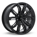 RTX BLACK WIDOW Custom Wheel - 17x7.5, 42 Offset, 5x114.3 Bolt Pattern, 73.1mm Hub - Satin Black Rim