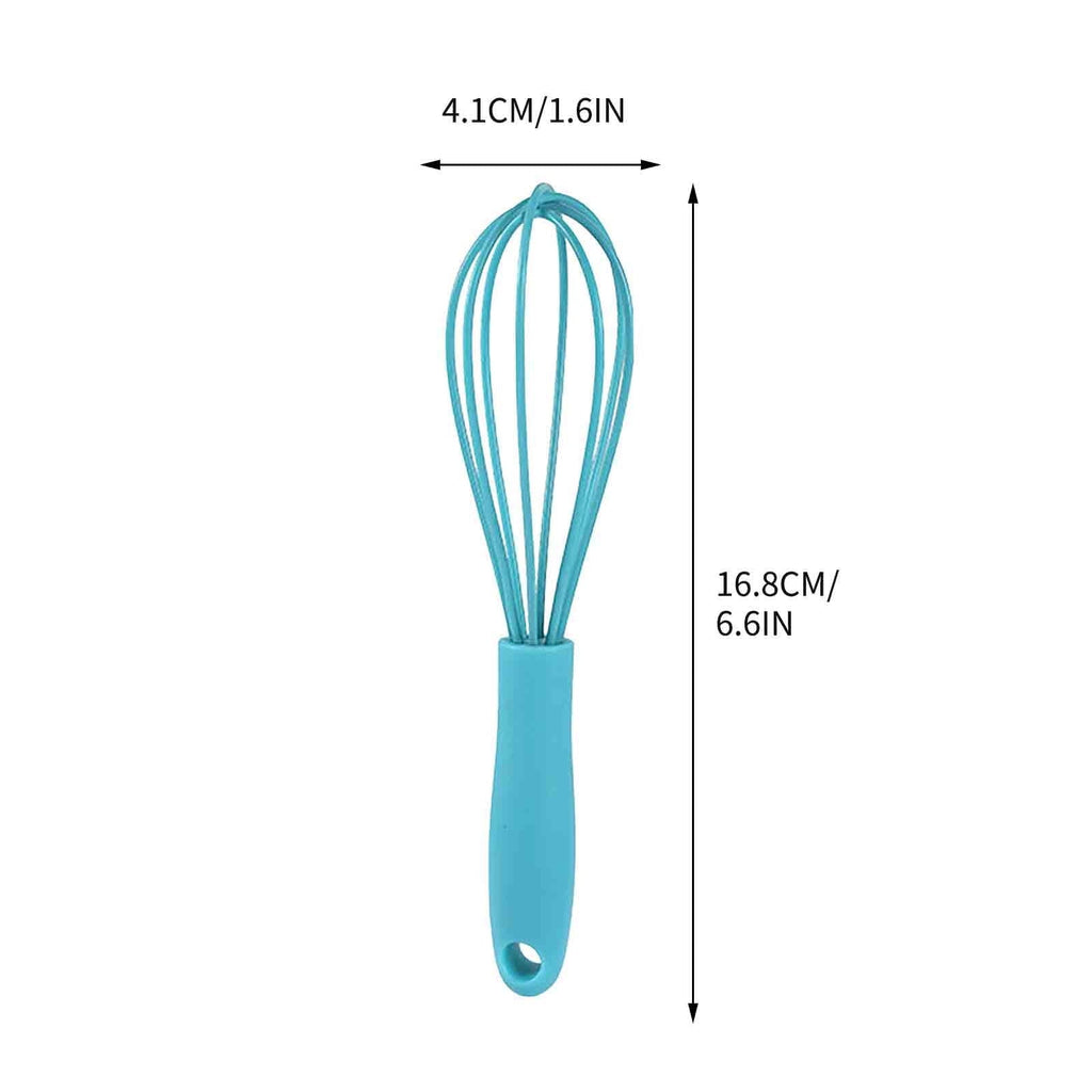 Stainless Steel 6" Mini Whisk, Sturdy Wire Kitchen Utensil for Whipping, Mixing, and Combining Batters & Dry In...