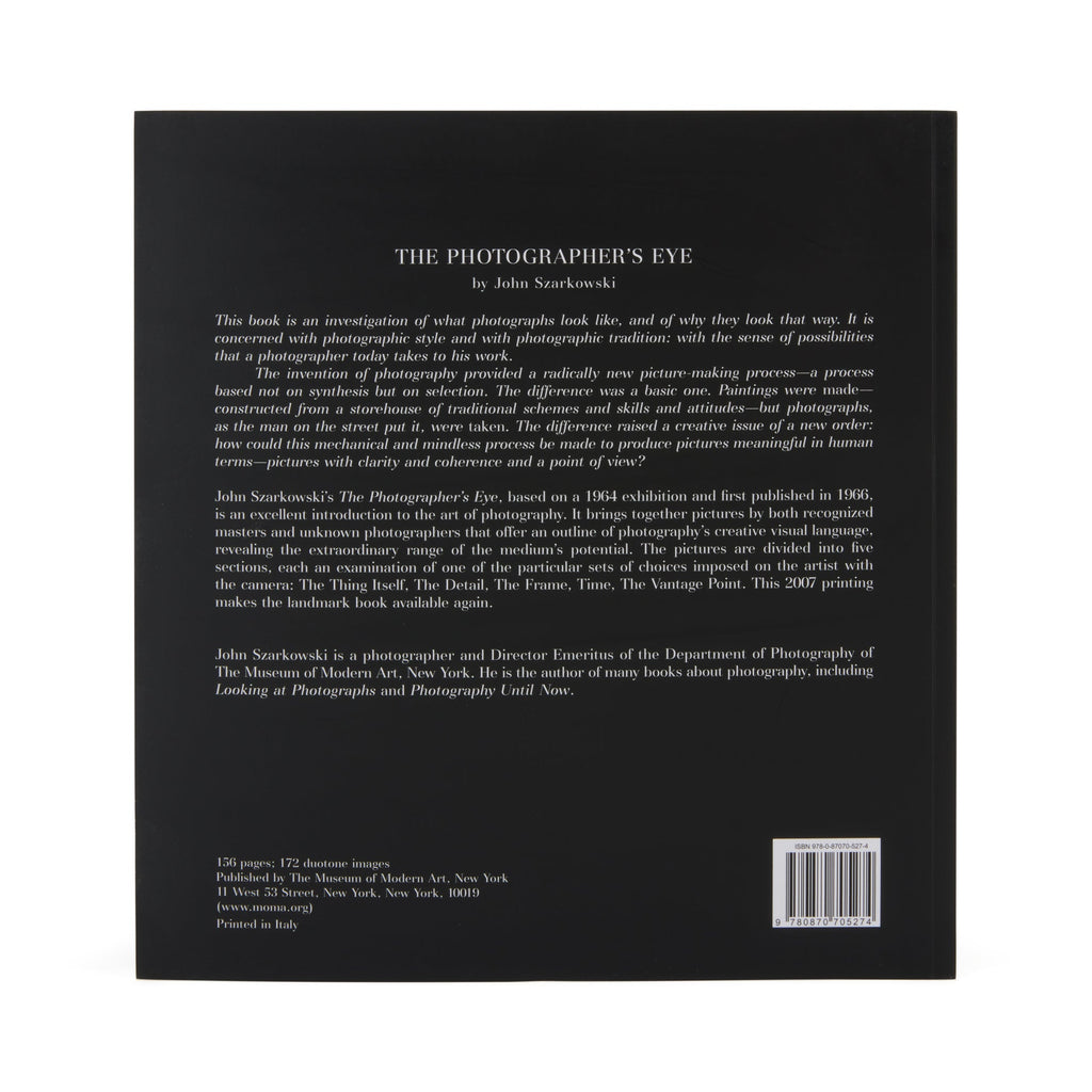 The Photographer's Eye - Paperback