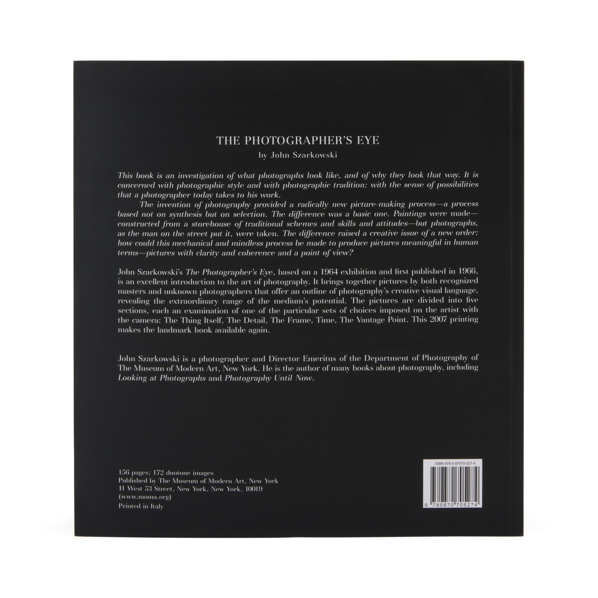 The Photographer's Eye - Paperback