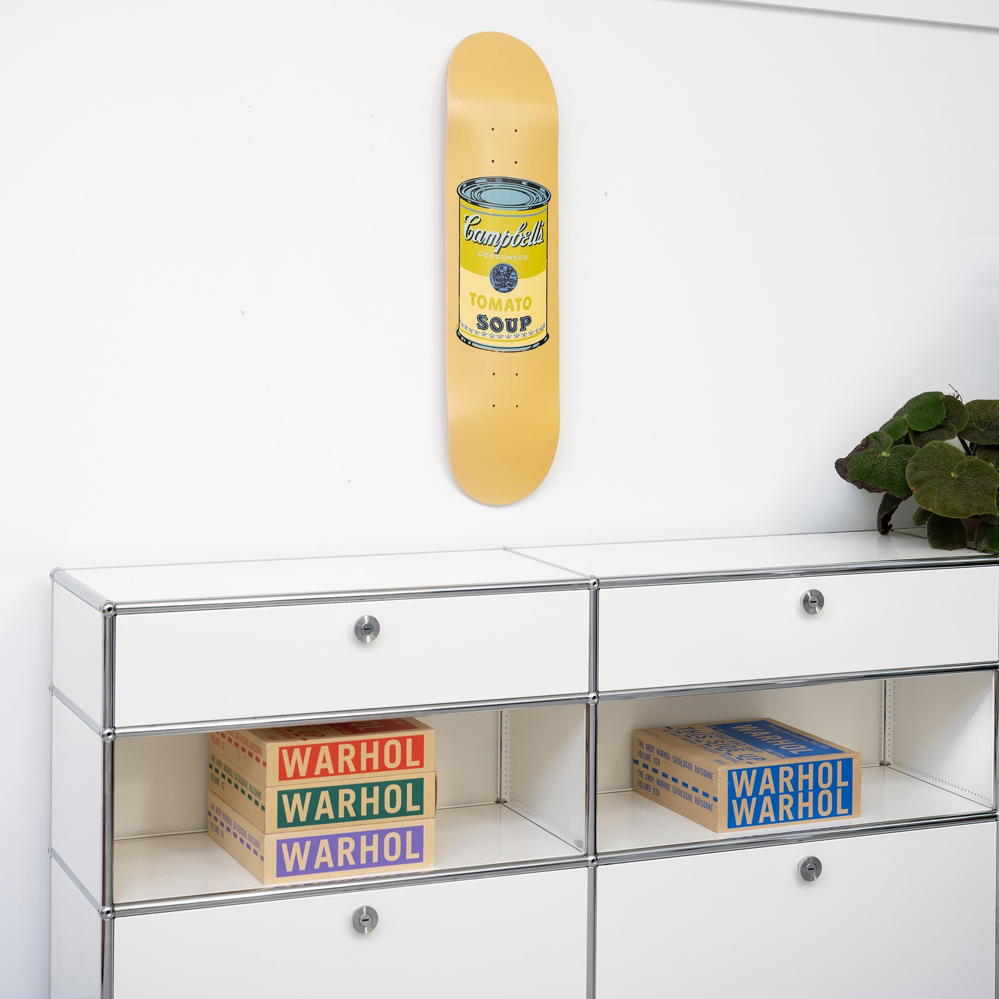 Andy Warhol: Skateboard Colored Campbell's Soup Cans - Beige