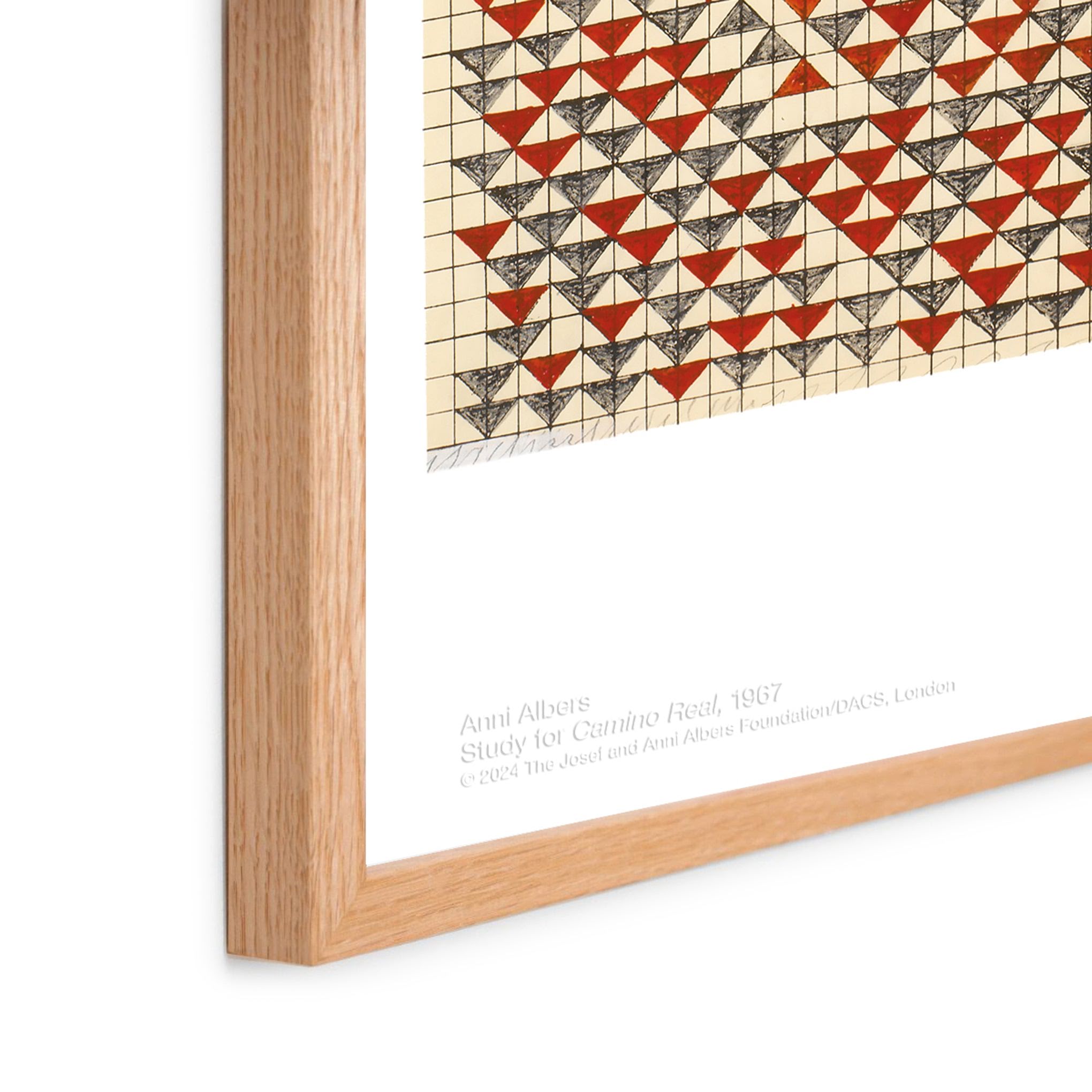 Anni Albers Study for Camino Real Framed Poster