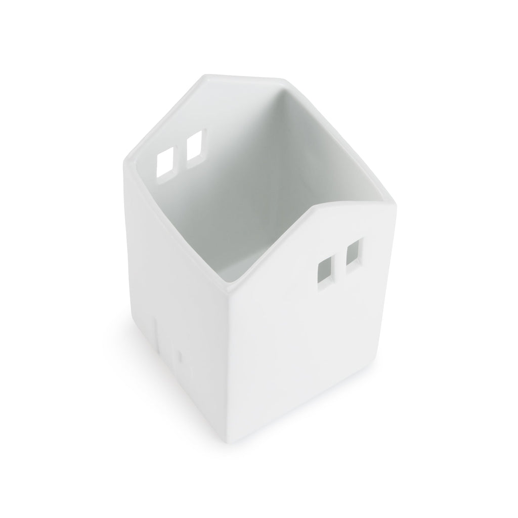 Village House Porcelain Vase - Small