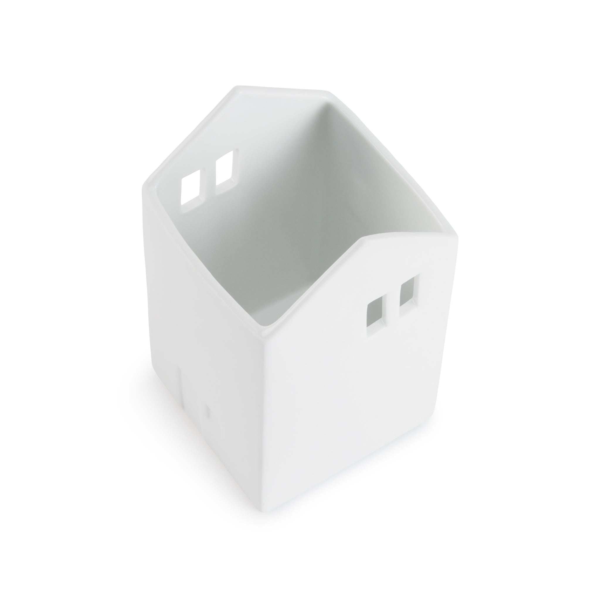 Village House Porcelain Vase - Small