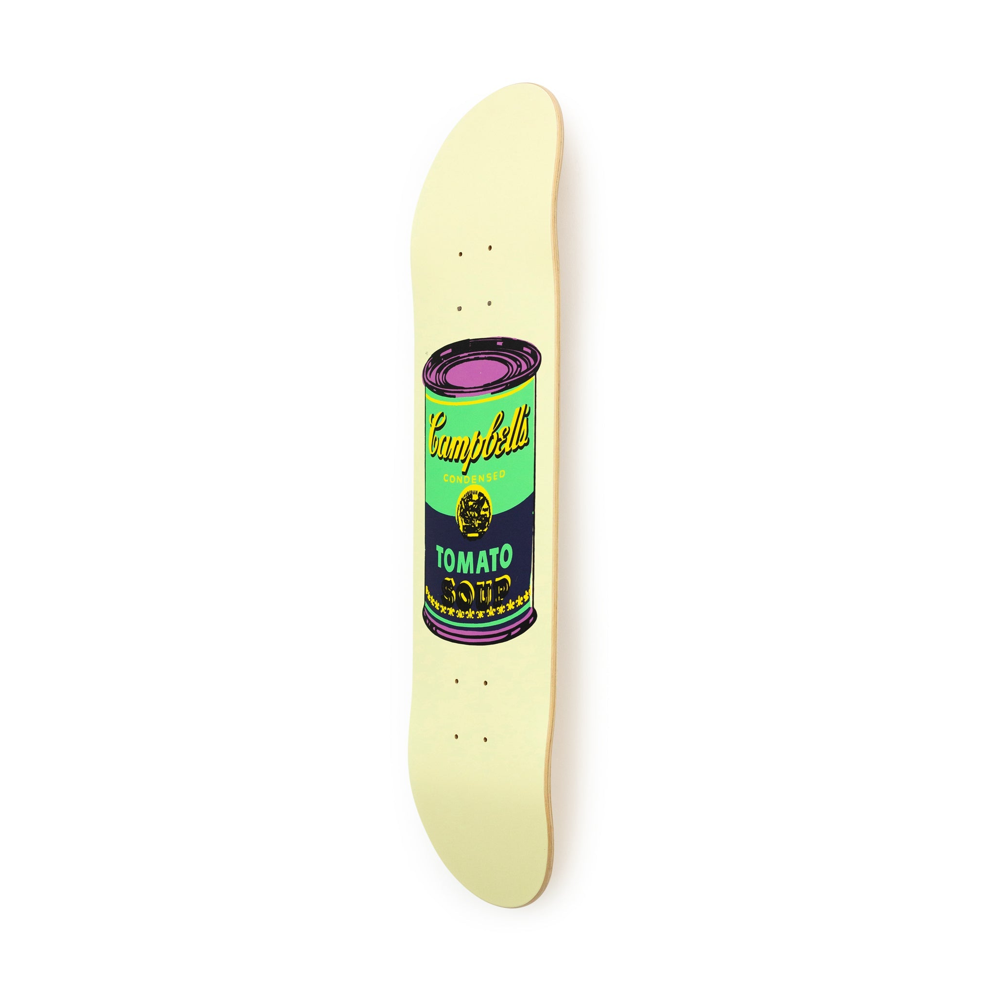 Andy Warhol: Skateboard Colored Campbell's Soup Cans - Eggplant