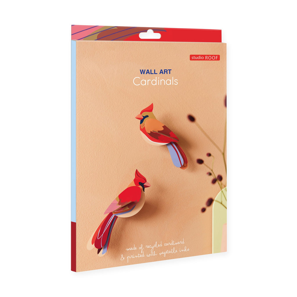 DIY Garden Bird Wall Art Kits - Cardinals