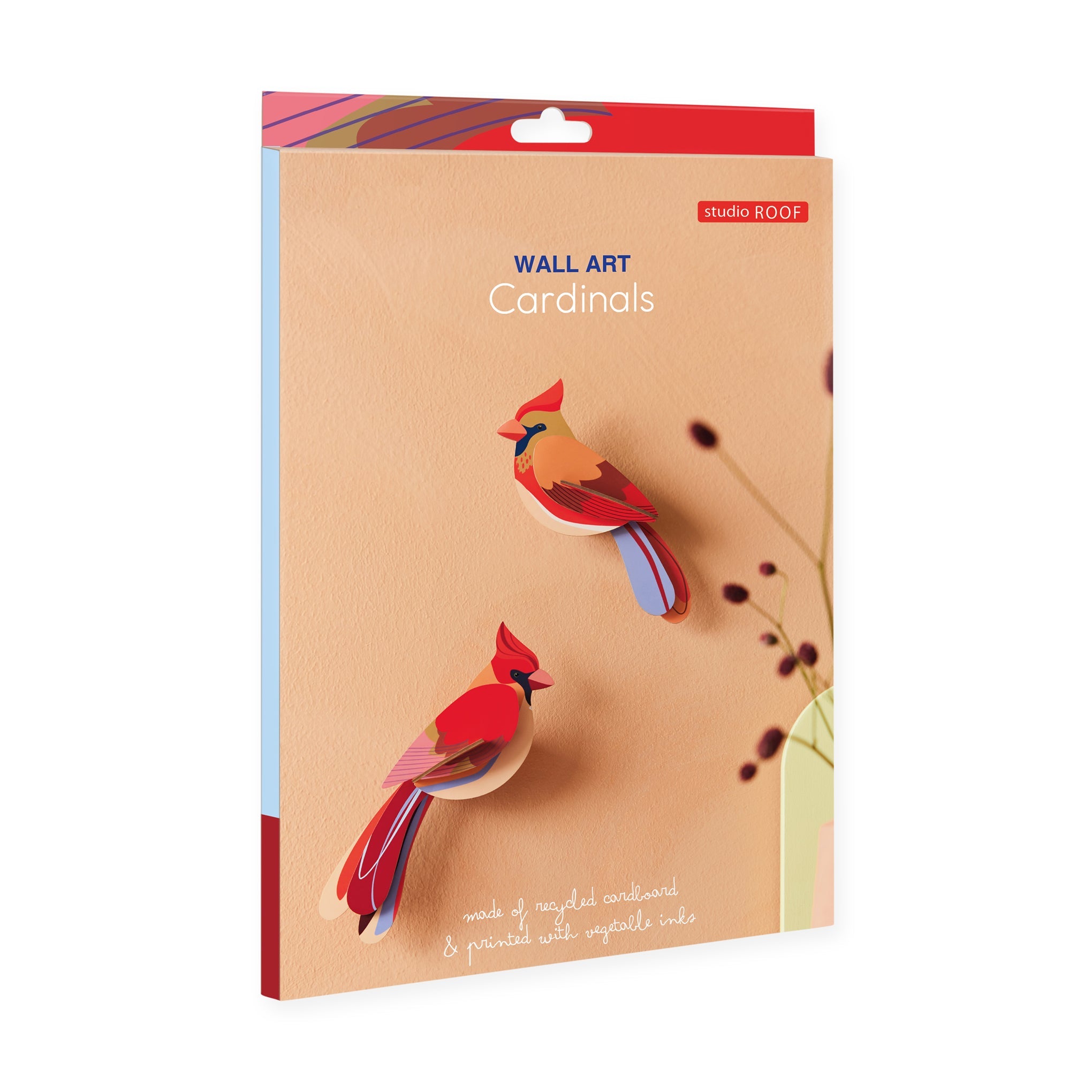 DIY Garden Bird Wall Art Kits - Cardinals