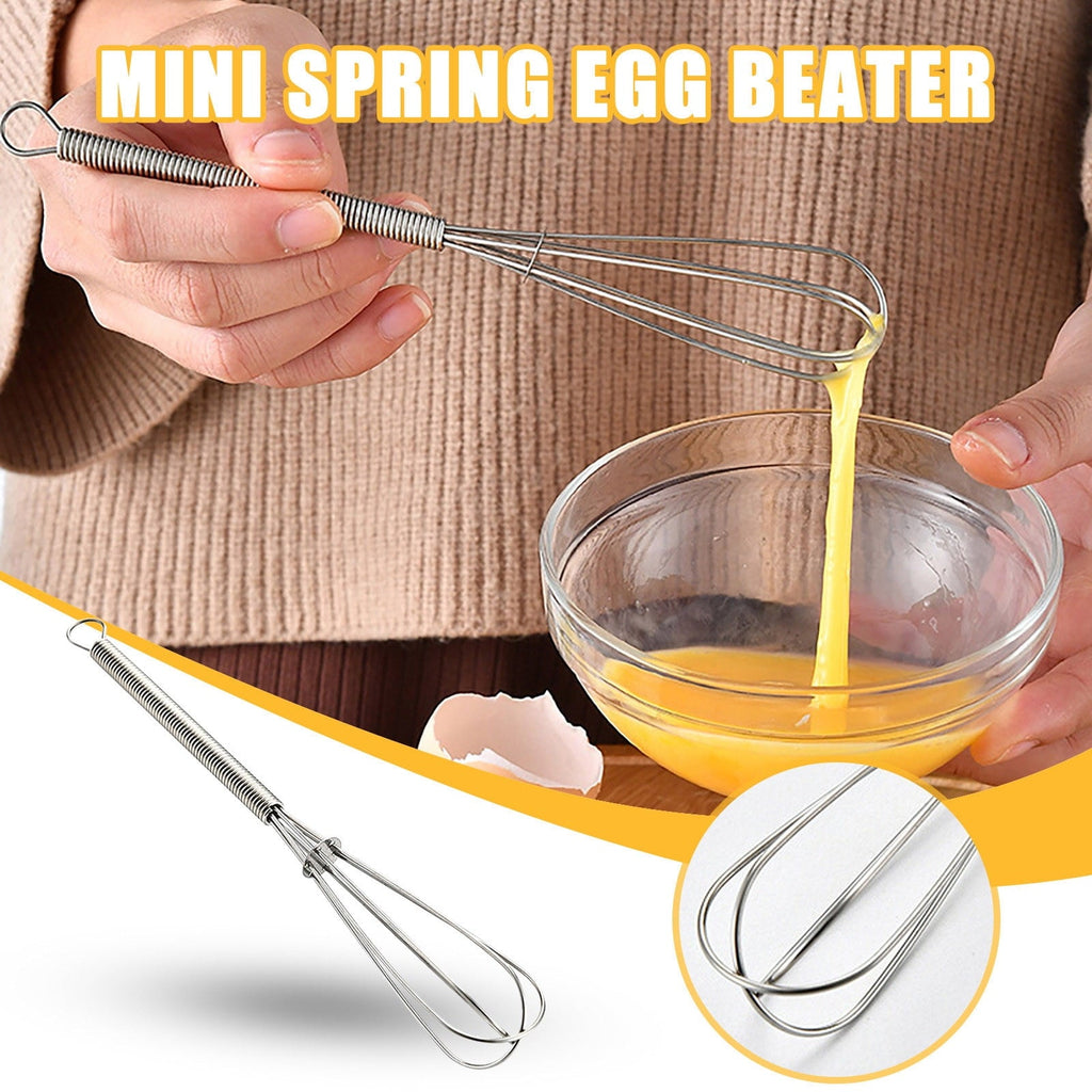 Stainless Steel Whisk, 7" Kitchen Whisk Balloon Whisk, Kitchen Wisk, Wire Whisks for Cooking Whisking Blen...