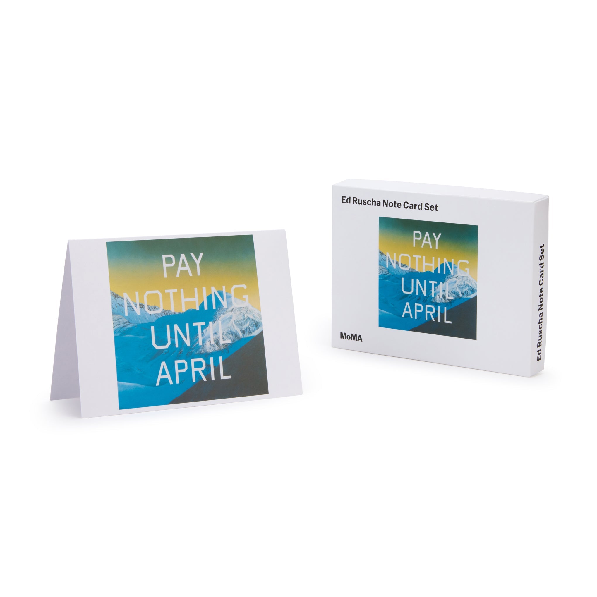 Ed Ruscha Note Cards - Set of 8