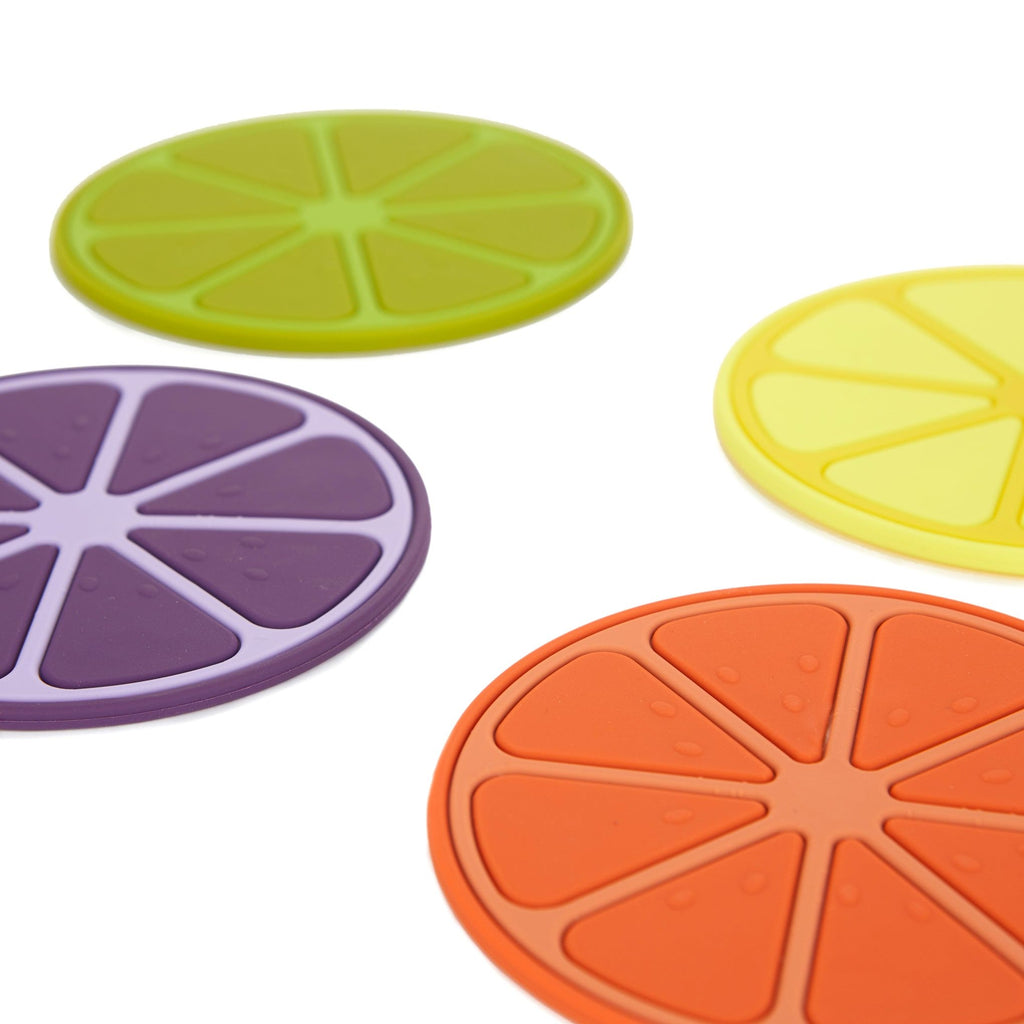 Fruit Party Coasters - Set of 4