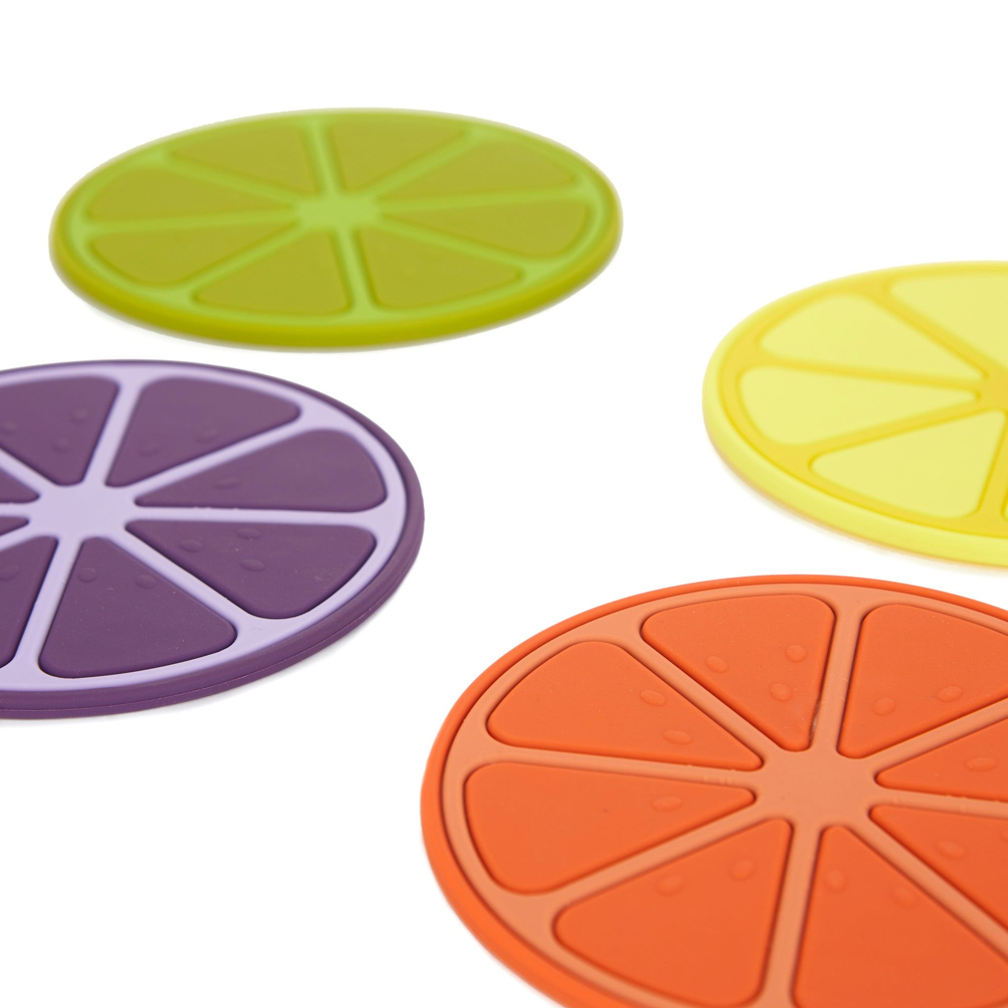 Fruit Party Coasters - Set of 4