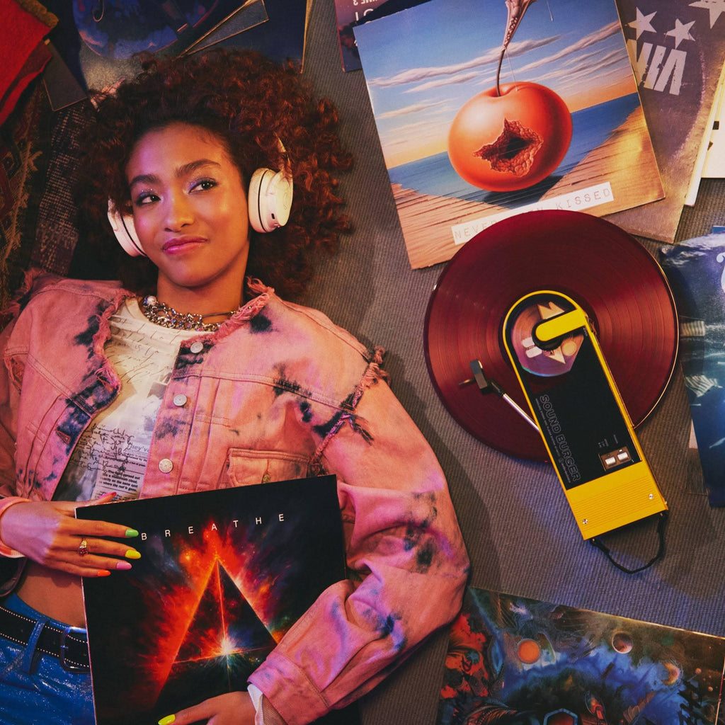 Audio-Technica Sound Burger Portable Turntable AT-SB727-YL