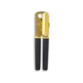 Stainless Steel Manual Can Opener with Gold Finish