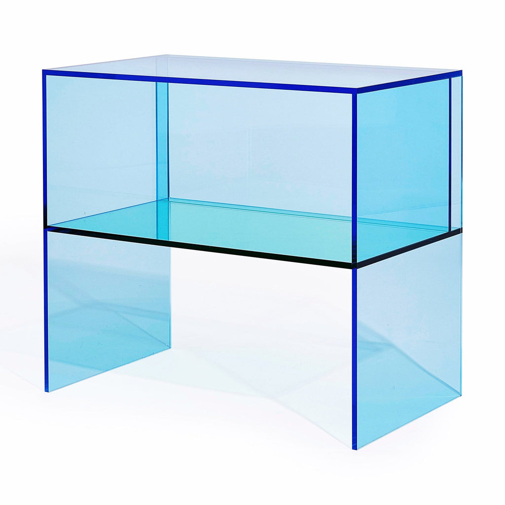 Two-Way Side Table - Blue/ Aqua
