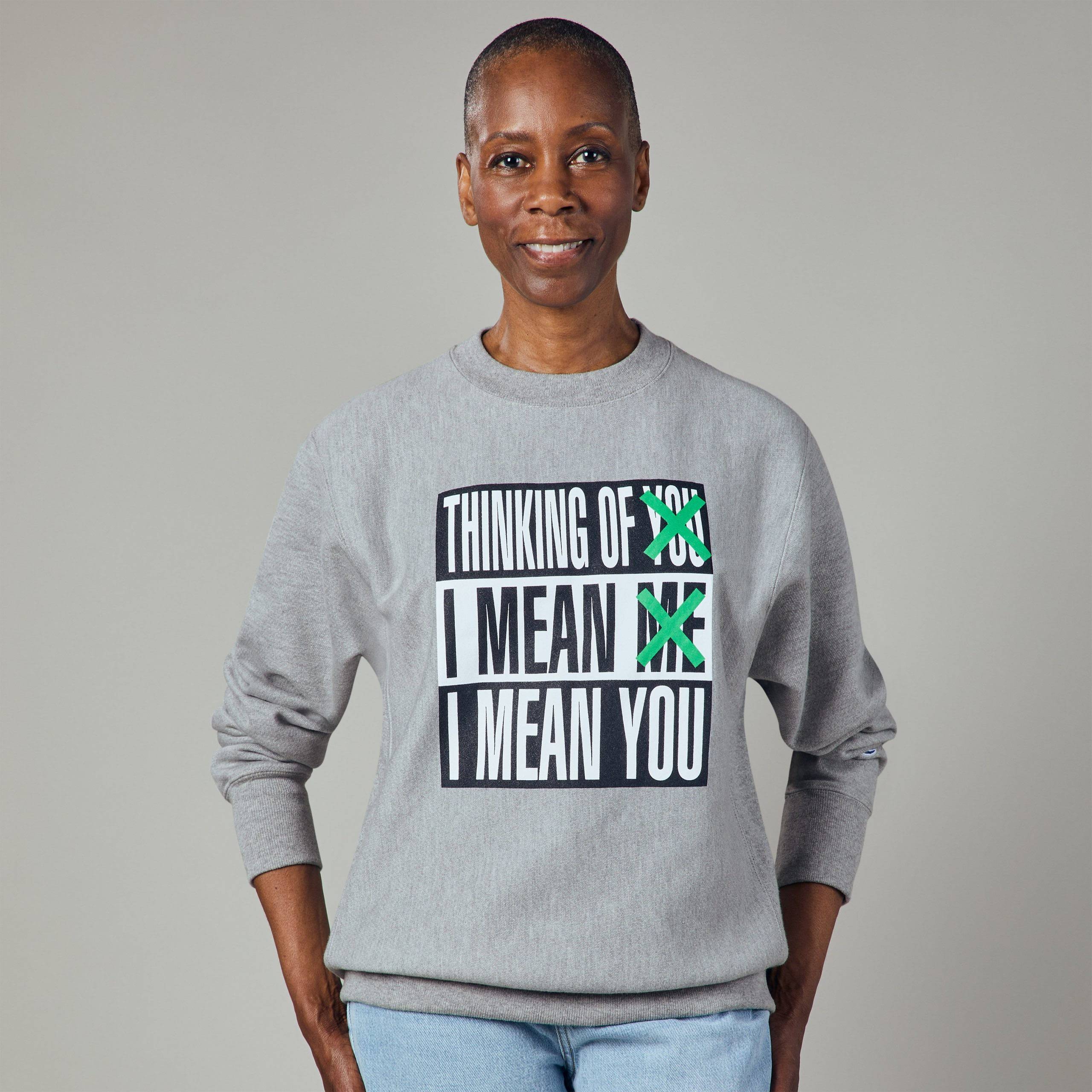 Barbara Kruger Champion Sweatshirt