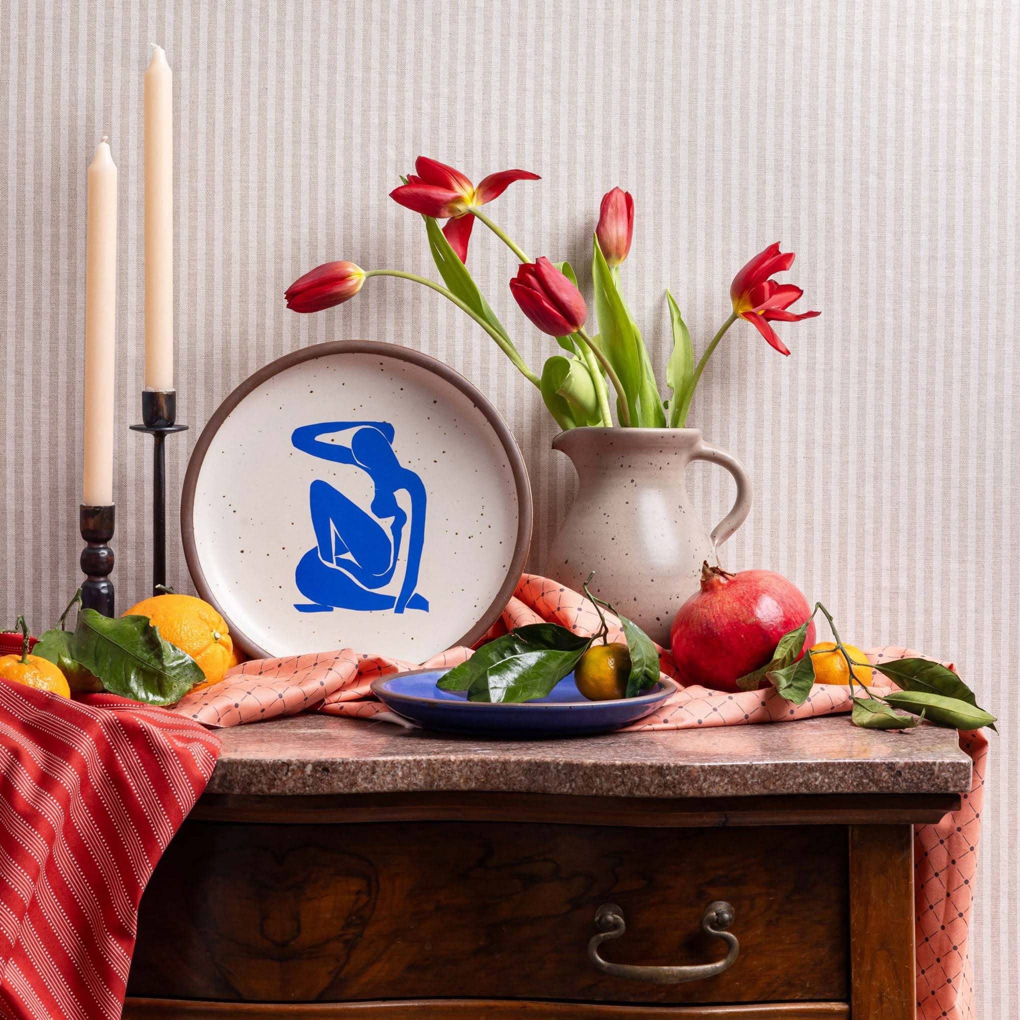 Henri Matisse Nu bleu. I–IV Stoneware Dinner Plates - Set of 4