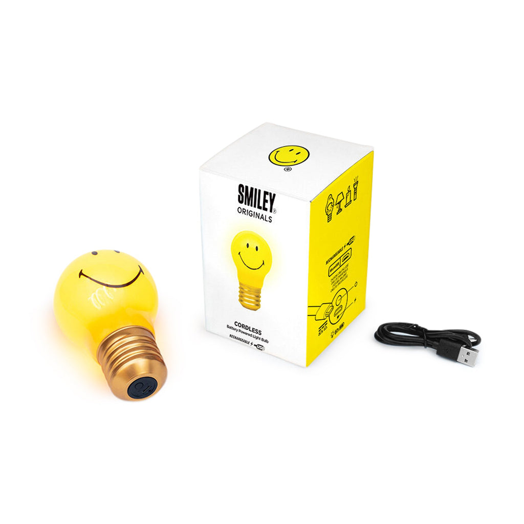 Rechargeable Bulb Light - Smiley