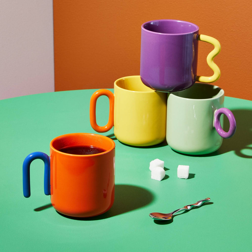 Creative Porcelain Mugs &amp; Espresso Cups - Coffee Mug Set of 4