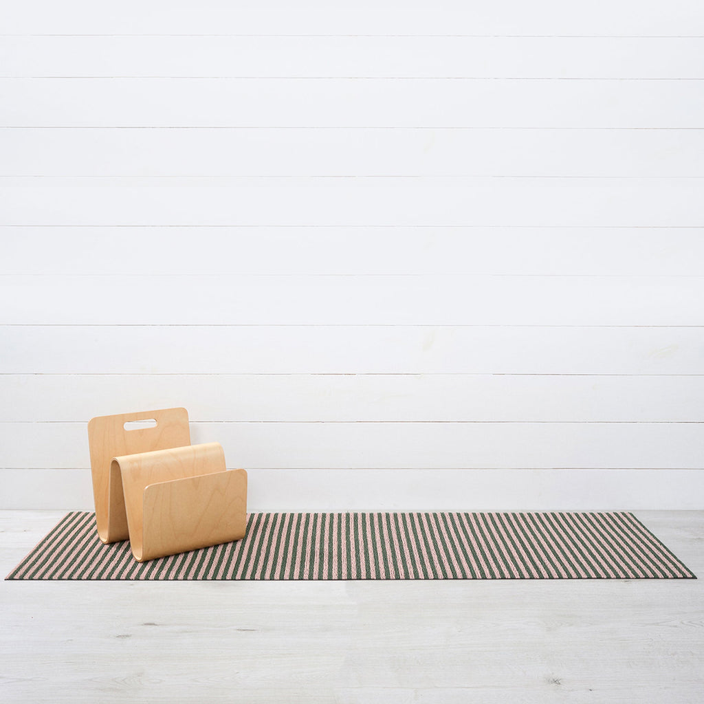 Chilewich Breton Stripe Shag Mat - Malibu