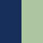 Round Mosaic Mirror - Blue/ Green