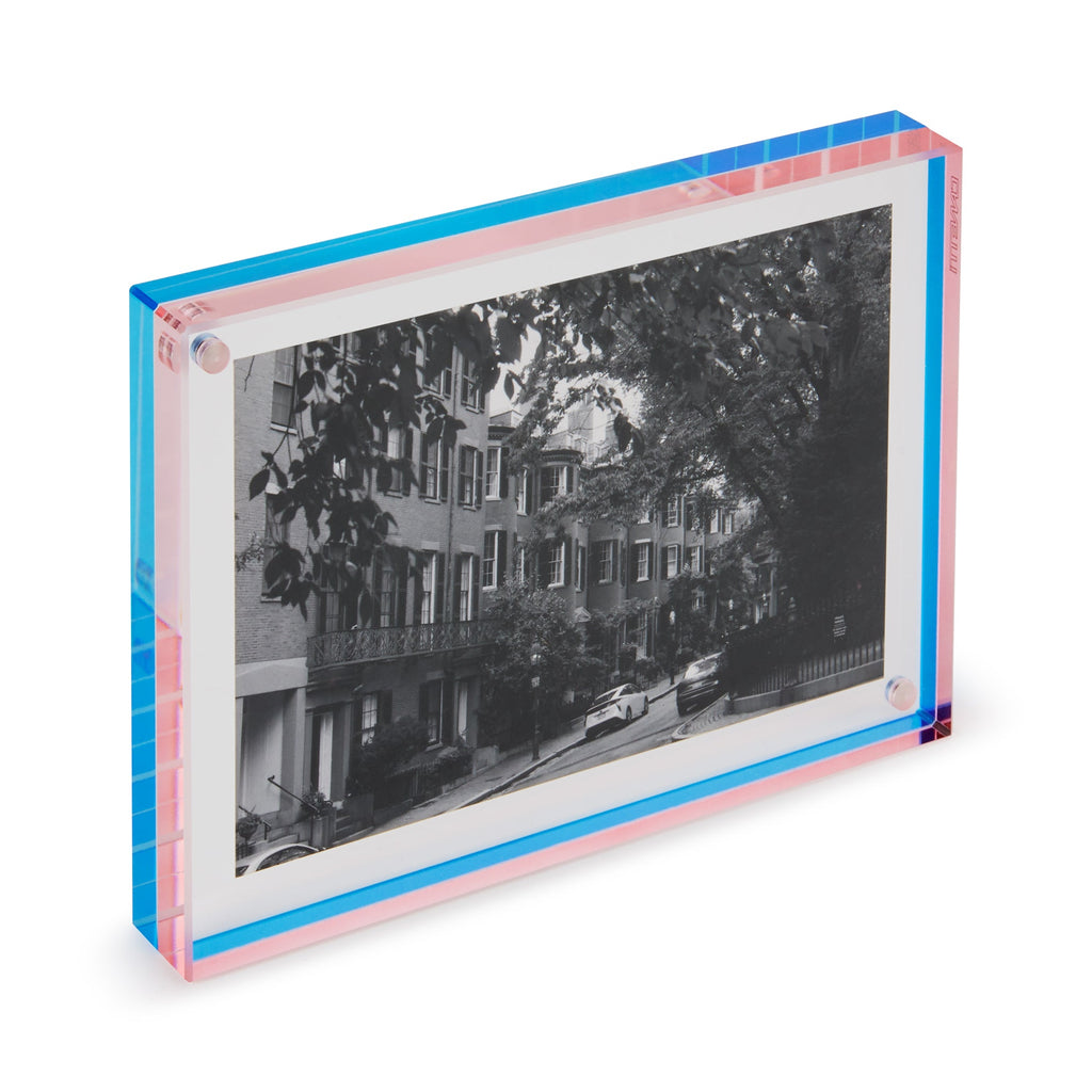 Nicolai Canetti Dual-Color Magnetic Picture Frame - Blue/Pink