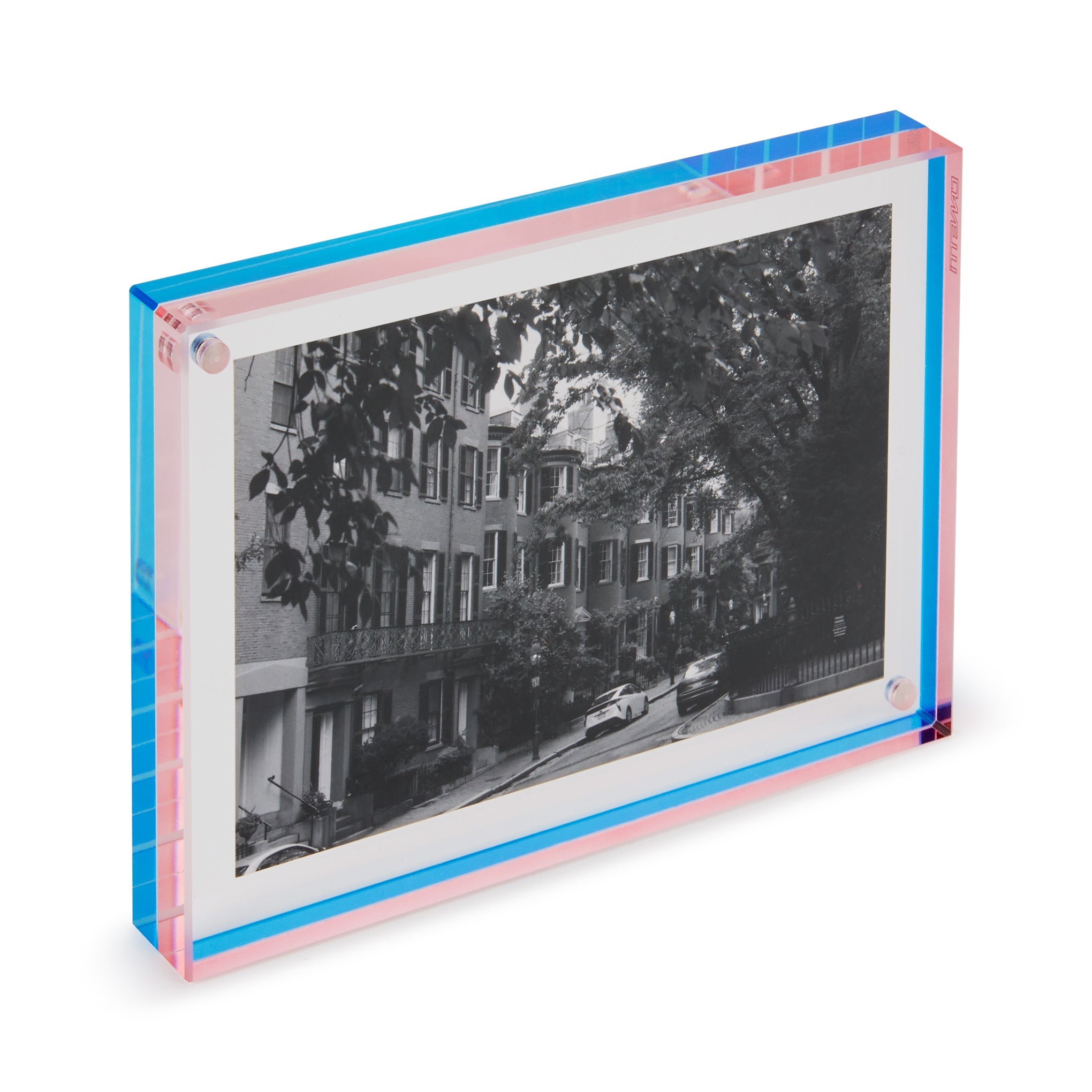 Nicolai Canetti Dual-Color Magnetic Picture Frame - Blue/Pink