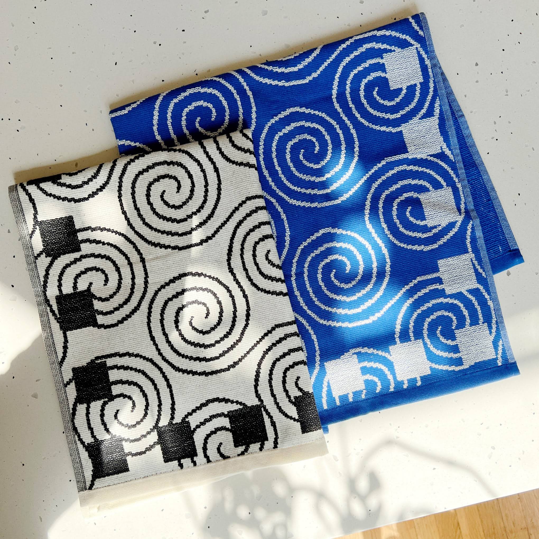 Dusen Dusen Cotton Dish Towels - Set of 2 - Spiral