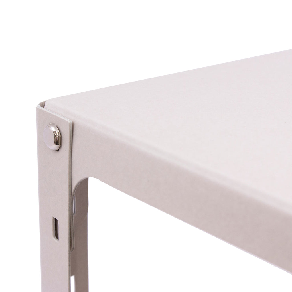 Paper Shelves Rack - Ivory