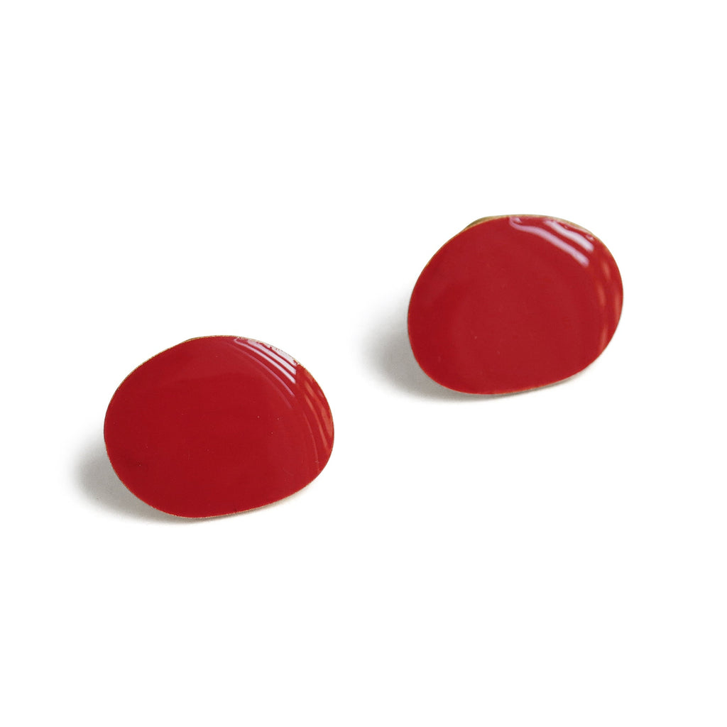 Joan Mir?? Gold-Plated Dot Post Earrings