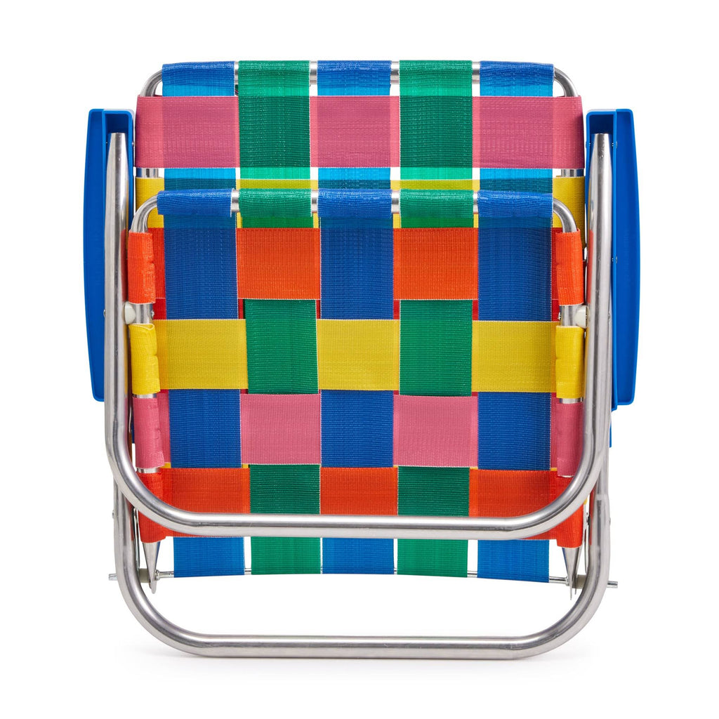 Classic Lawn Chair - Retro Rainbow
