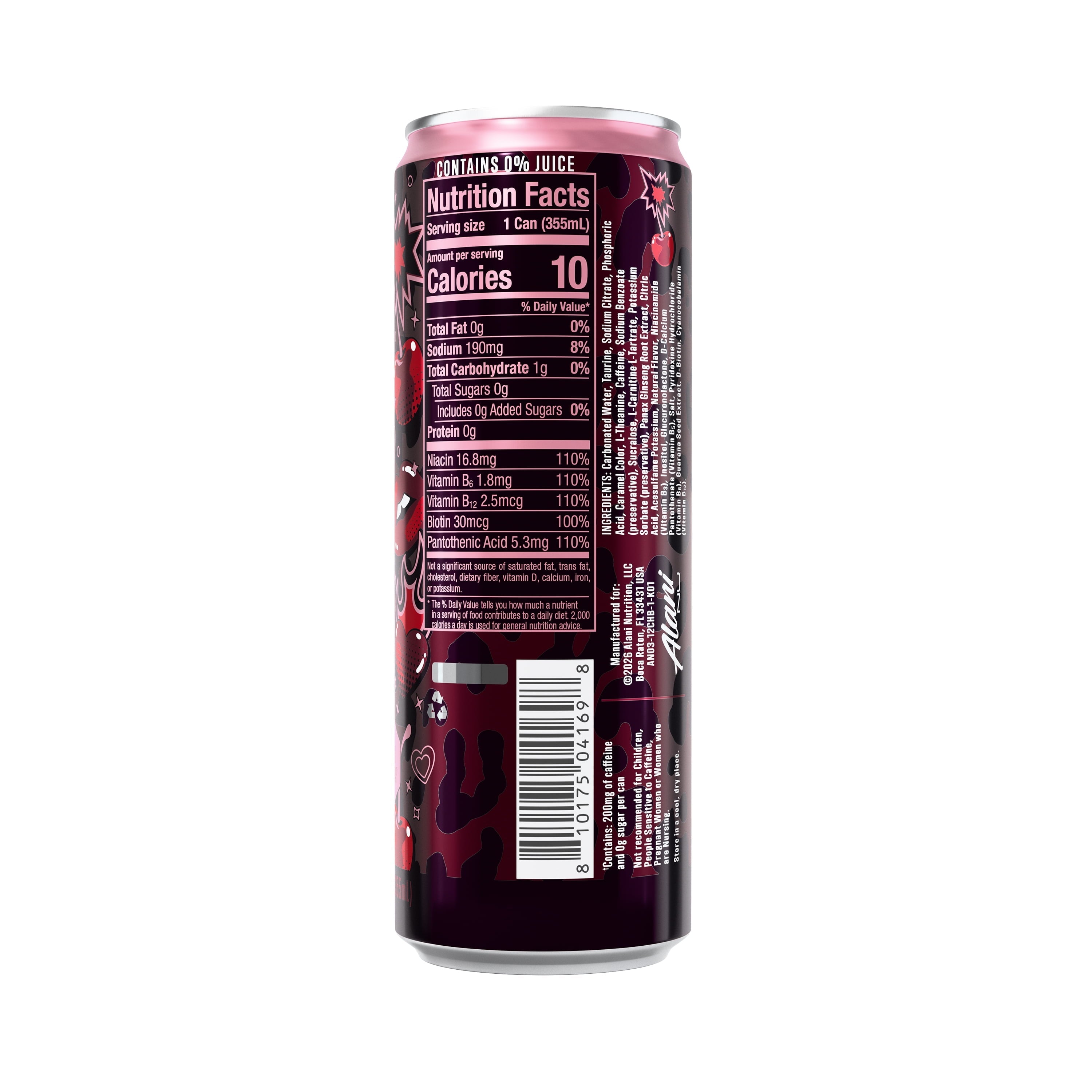 Energy Drink, Cherry Bomb 12 fl oz Single Can