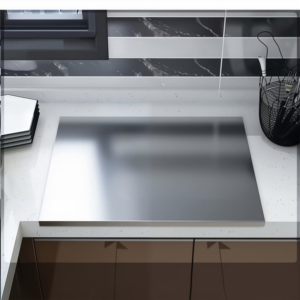 Stainless Steel Cutting Boards 15.75"x 11.8" Cutting Boards for Kitchen, Suitable for Meat, Fruits, Vegetables