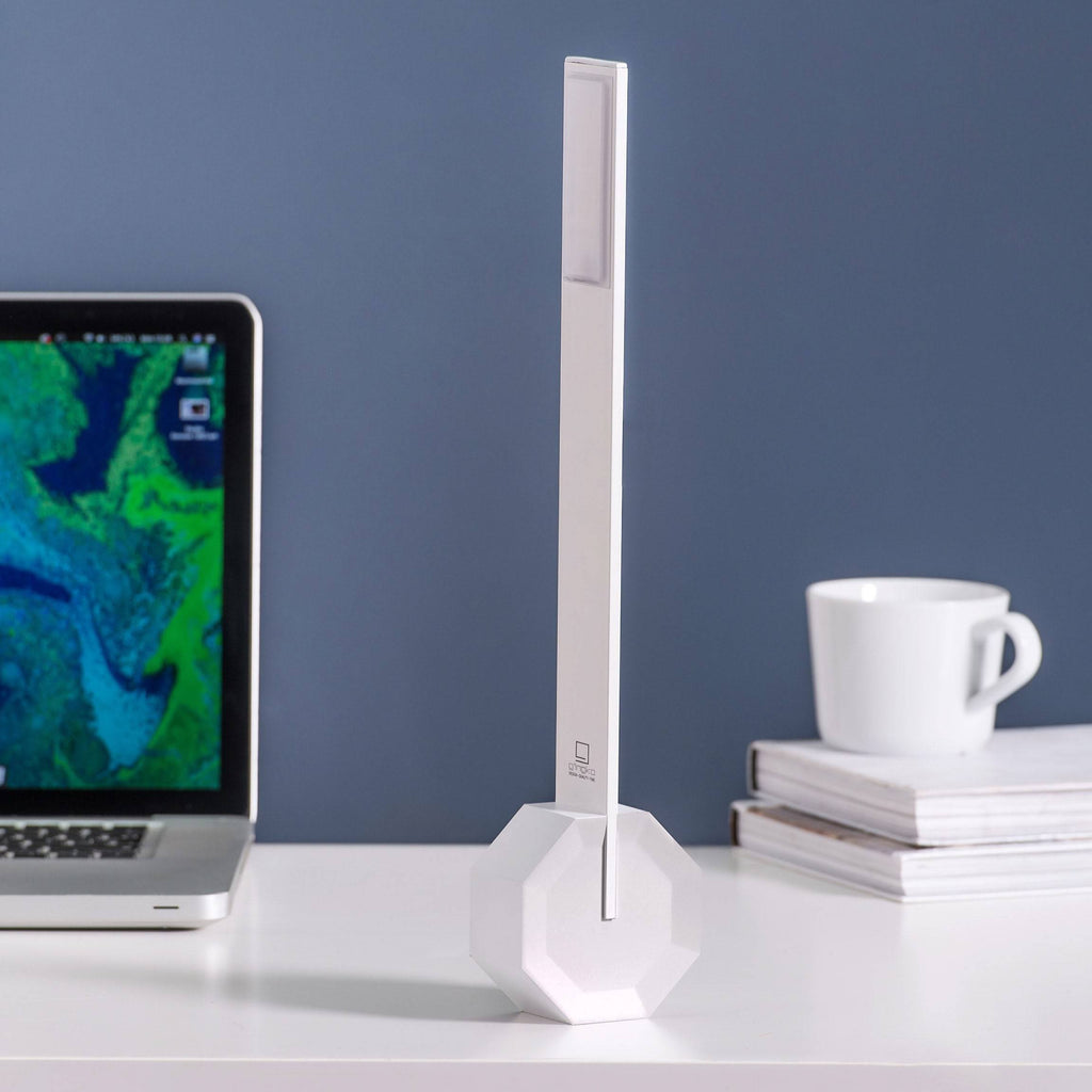 Octagon Portable Desk Light - White
