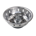 Stainless Steel Deluxe Kitchen Sink Strainer Silver for 3.5" Drains
