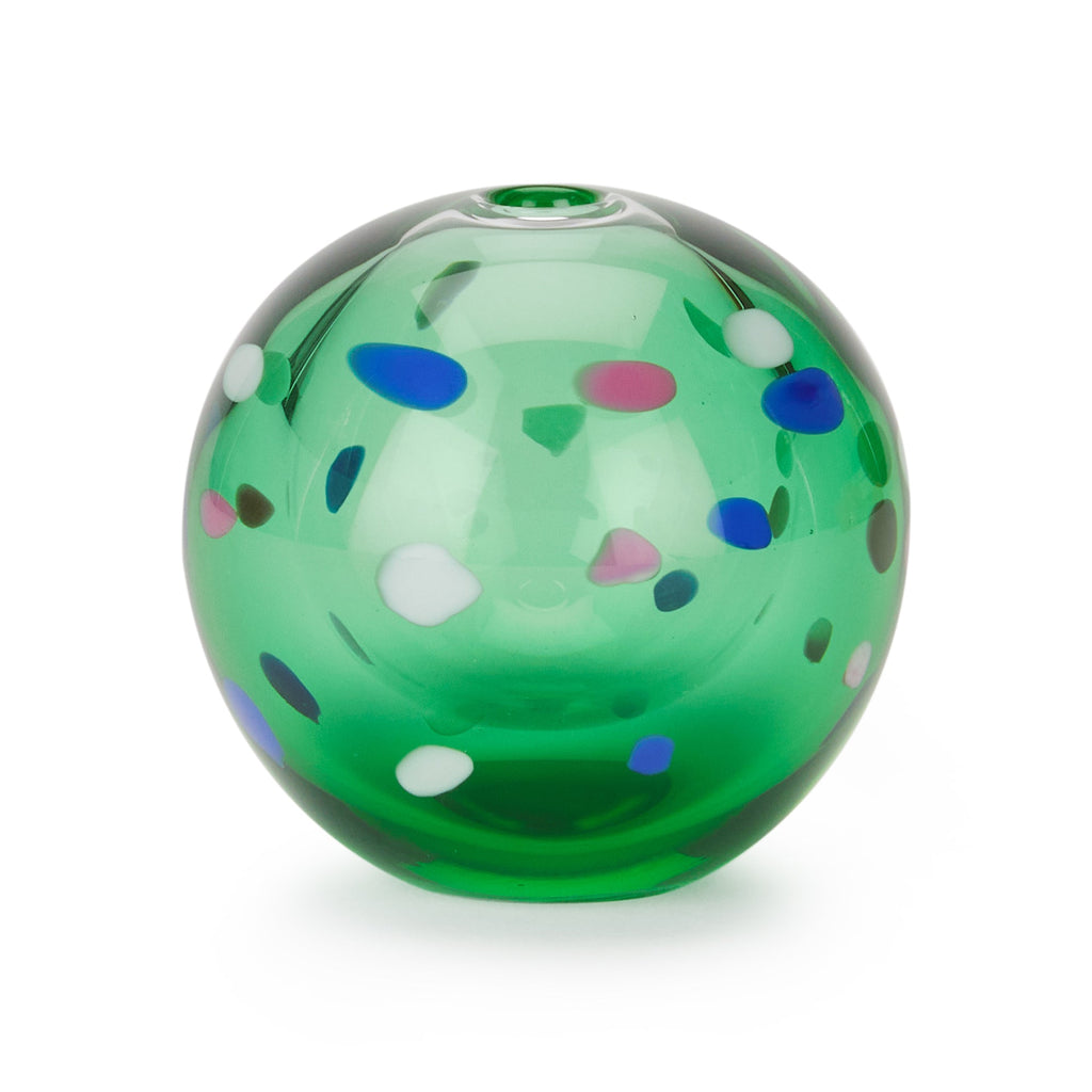 Hana Glass Bud Vase - Green